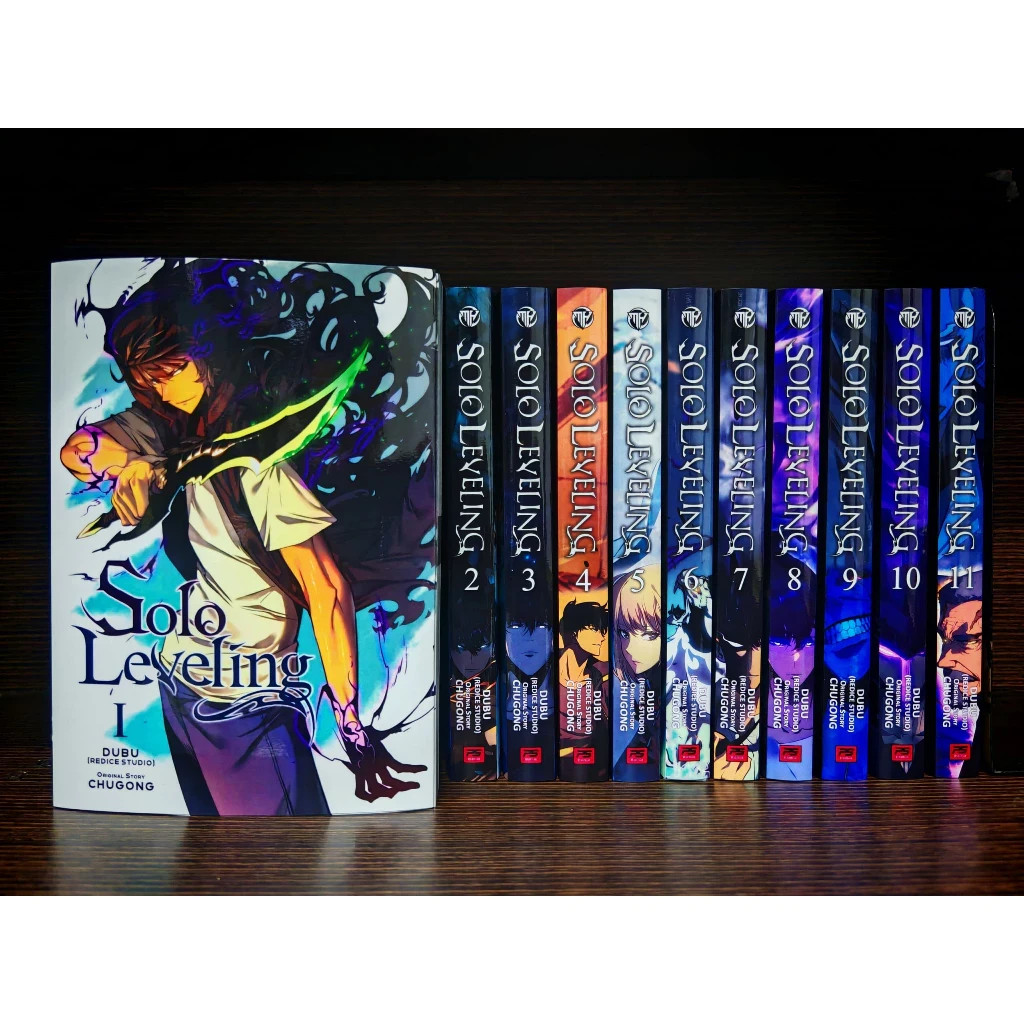 Solo Leveling Manga Inglés Vol 1-13 Juego a Todo Color Nuevo Cómic Manhwa