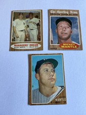 1962 Topps Baseball Set 398/598 Ex+ - NM - 4 Mantles