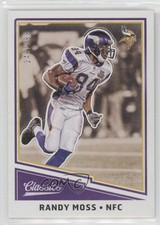 2017 Panini Classics Legends Red Back 249/299 Randy Moss #198 HOF 7ba