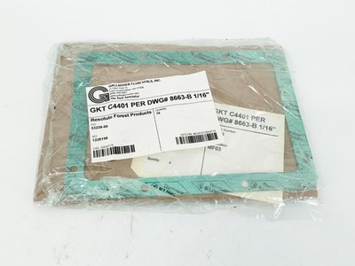 New Gallagher MG41212004179 GKT C4401 PER DWG# 8663-B 1/16 Gasket 2004179