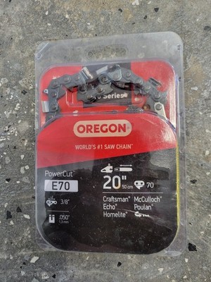Oregon E70 PowerCut Chainsaw Chain 20'' 3/8'' .050'' 70 Drive Link