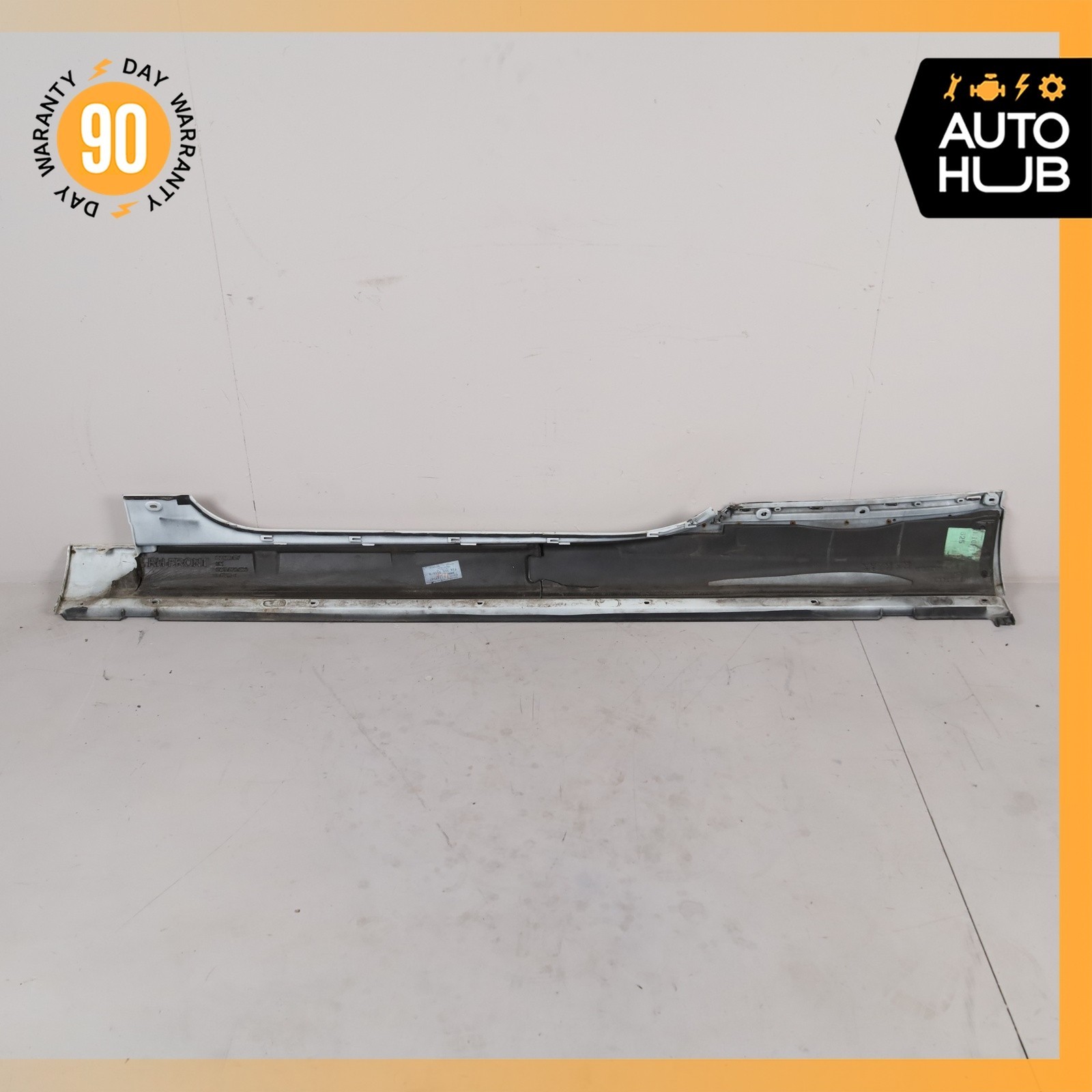 12-18 Bentley Continental GTC Convertible Right Passenger Side Skirt White OEM