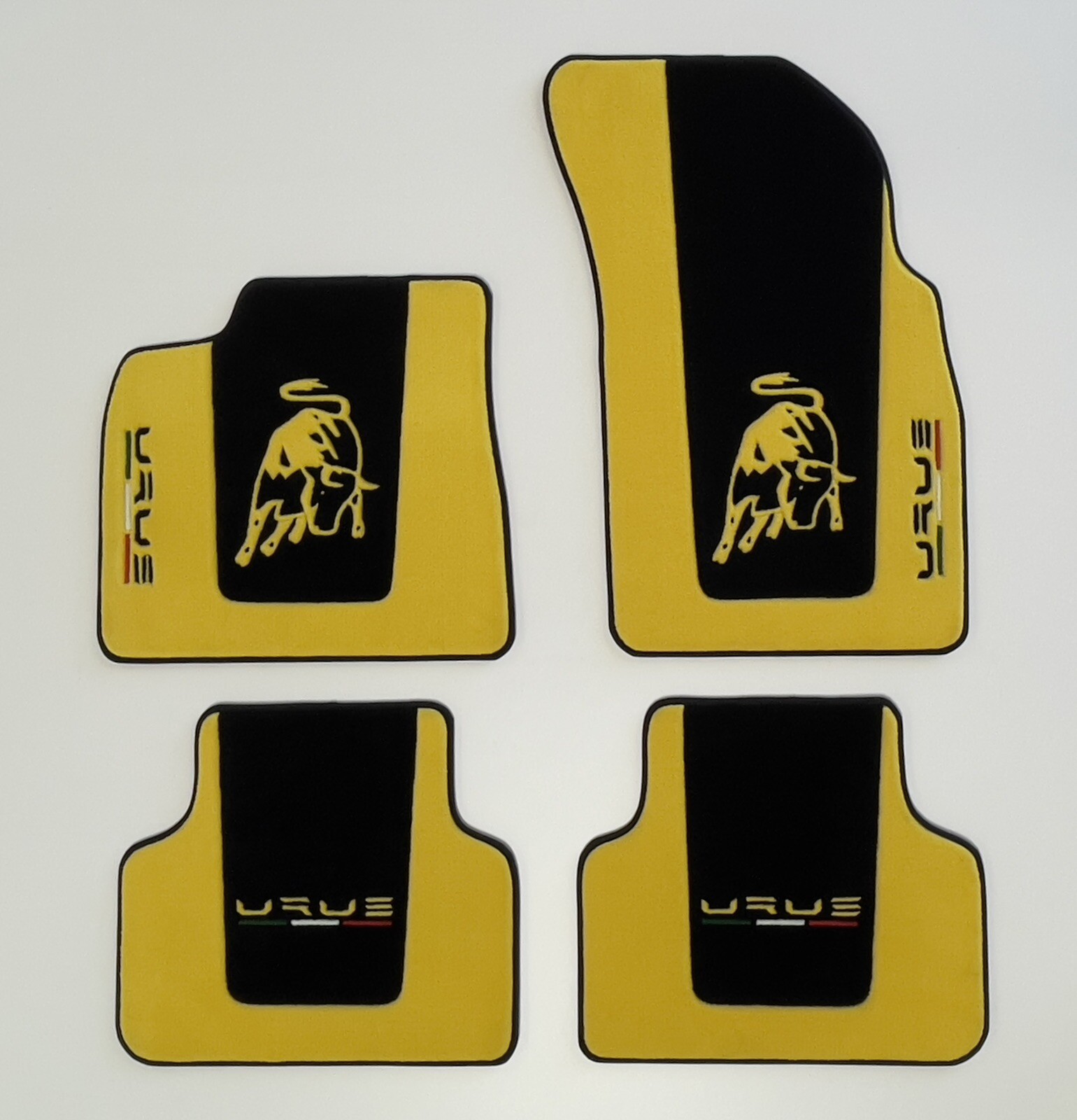 Bespoke Urus Floor Mats With Hand Carved Carpet Inlays. eBay