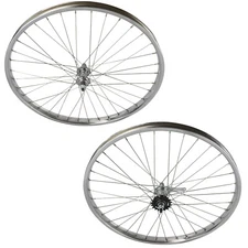 26 X 2.125 HEAVY DUTY BEACH CRUISER 12G FRONT OR COASTER CHROME 36 SPOKE RIMS
