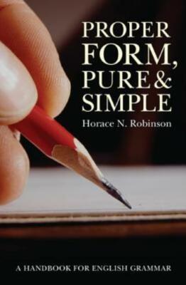 Proper Form, Pure And Simple