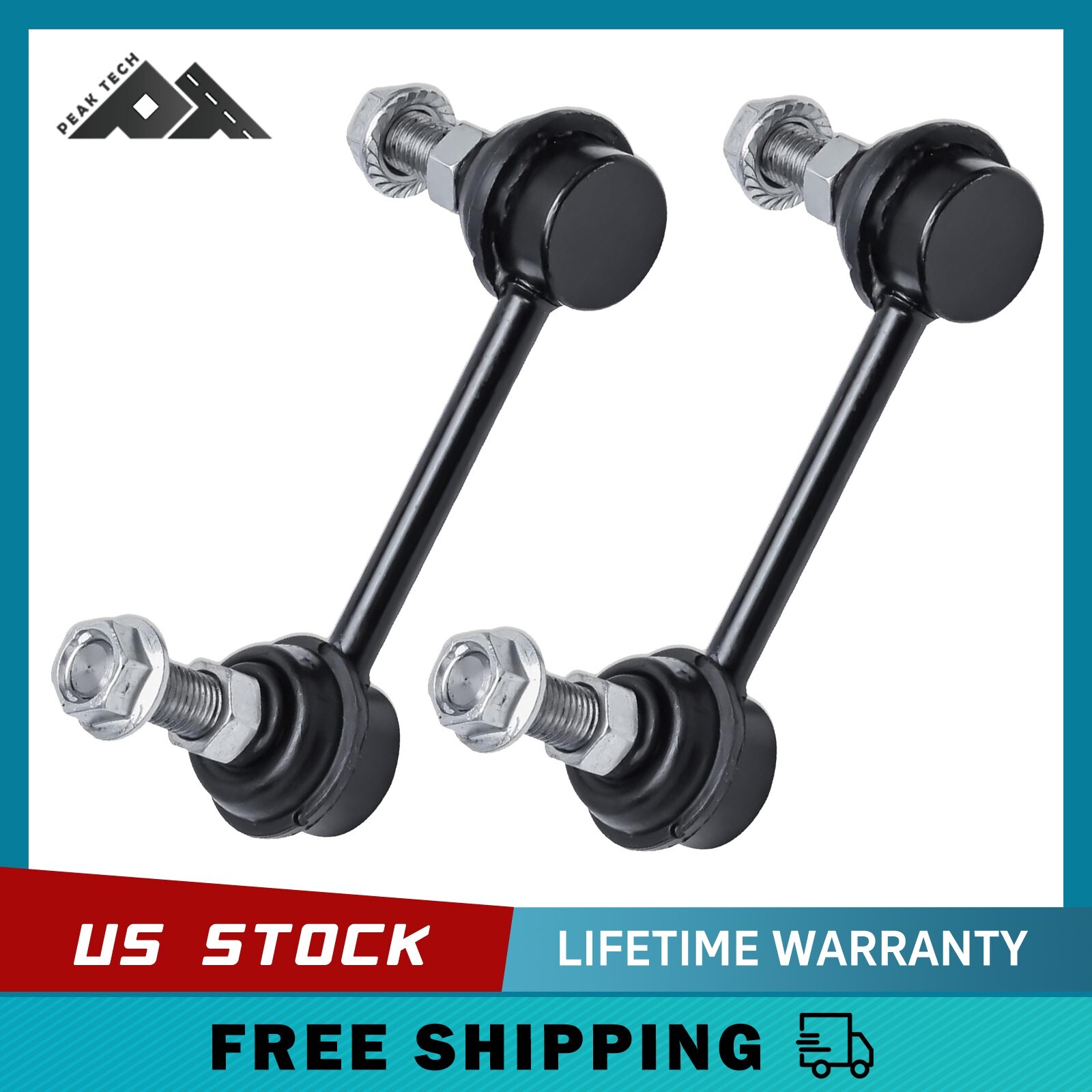 2PC Rear Sway Bar End Links Kit for 1997-2000 Acura EL 1999-2000 Honda Civic Si