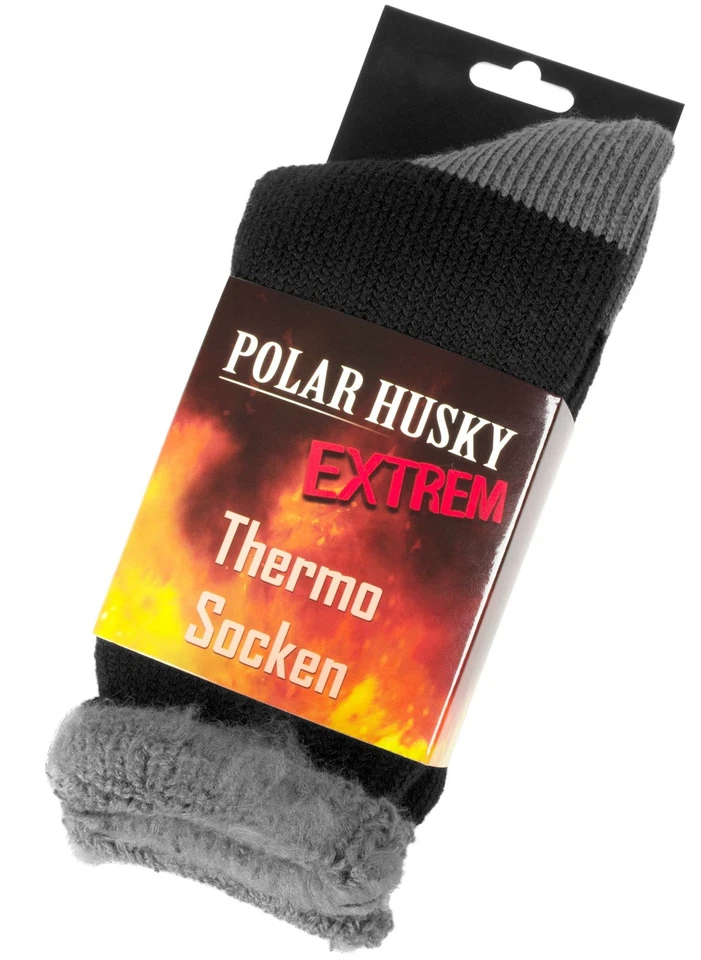 CIRCLE FIVE Damen & Herren Wintersocken Kuschelsocken mit Plüsch Extra Stabil&Warm 35 - 50