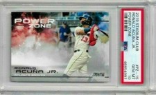 2019 Stadium Club Ronald Acuna Jr. Power Zone PSA 10