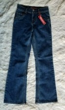 Levis 517 Slim Stretch 12 Flare Leg Jeans Denim Blue Girls