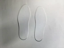 Mens White Economy Shoe Insoles NEW