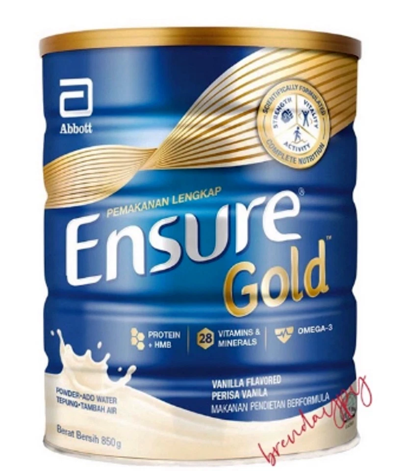 4 X EN SURE GOLD Leche en Polvo Nutrición Completa Sabor Vegetal (850G) Foto 2 de 3