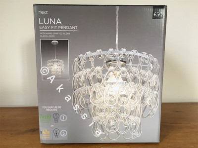 New Next Luna Easy Fit Pendant Ceiling 