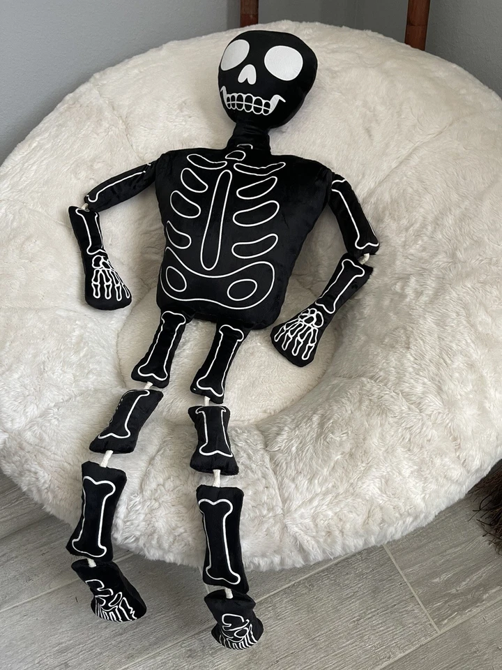 MR BONES SKELETON DECORATIVE PILLOW HALLOWEEN (42”X12”) FREE SHIPPING - Image 2 of 4
