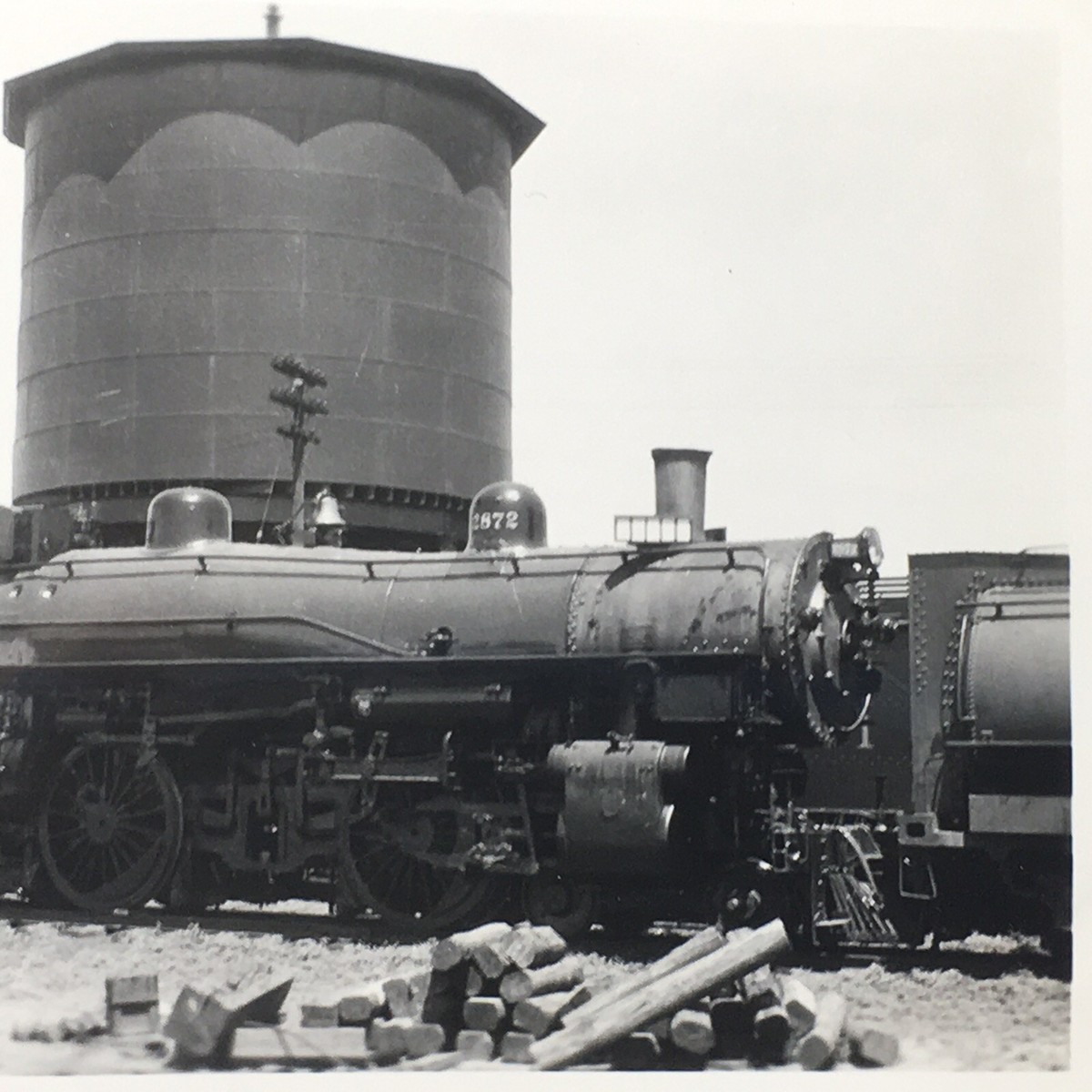 無何有　ビンテージ Union Pacific Railroad Engine Locomotive No. 2872 Antique Photo | eBay
