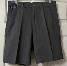 NWT Roundtree  Yorke size 32 gray straight fit chino shorts mens