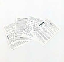 ARCADIA The Wyld Hunt CCG Full Set Of 4 RULES CARDS EXC White Wolf Pub OOP