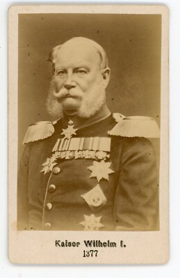 CDV FOTO FOTOGRAFIE, Kaiser Wilhelm I.