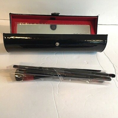 NEW YBF your best friend 5 piece makeup brush set in black case