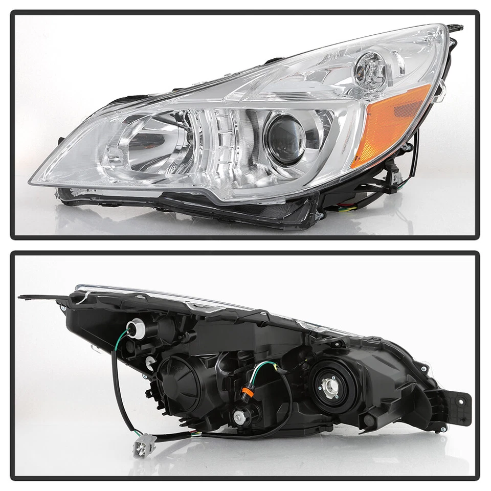 For 2010-2014 Subaru Outback Legacy Projector Headlights Headlamps Left+Right - Image 3 of 4