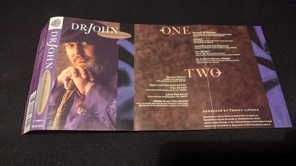 Dr. John – In A Sentimental Mood - Cassette Album - Image 4 of 4