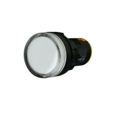 TEW 22mm LED Indicator 24ACDC White - TEW22-24W