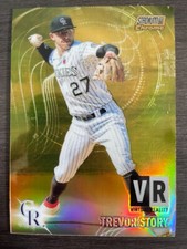 2021 Stadium Club Trevor Story Chrome Virtual Reality Gold Refractor #VR11 /50