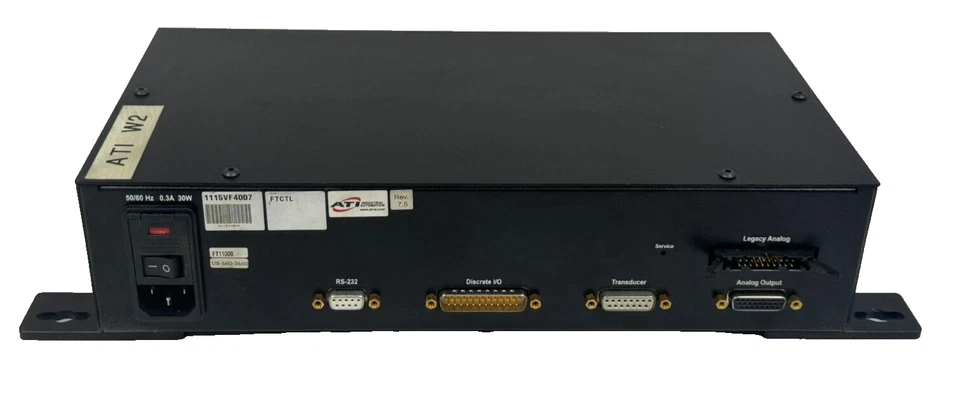 USED INDUSTRIAL AUTOMATION FTCTL FORCE/TORQUE SENSOR CONTROLLER REV. 7.5 - Image 3 of 4