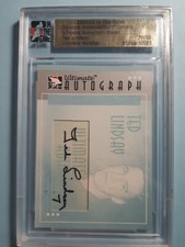 Ted Lindsay Authentic Limited /50 Autograph 2005-06 In The Game Ultimate Silver