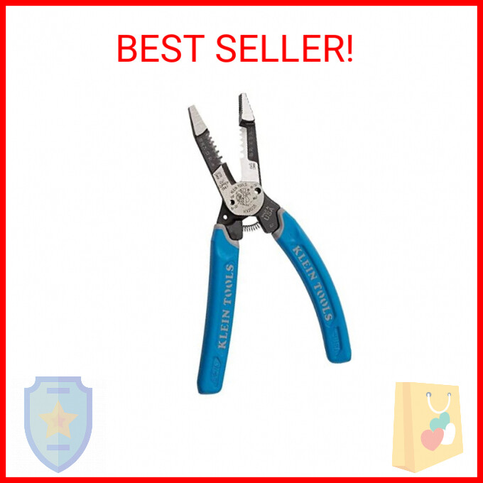 Klein Tools K12035 Heavy Duty USA-Made Klein-Kurve Wire Cutters and Stripper