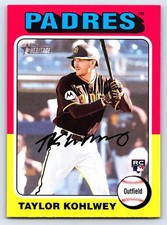 2024 Topps Heritage #154 Taylor Kohlwey San Diego Padres RC Baseball Card