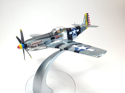 Avion De Collection P-51K Mustang "MRS BONNIE" CORGI 1/72 - Édition Limitée Avec Stand - Neuf
