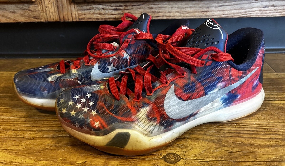 Nike Kobe 10 “Independence Day” University Red Photo Blue 705317  