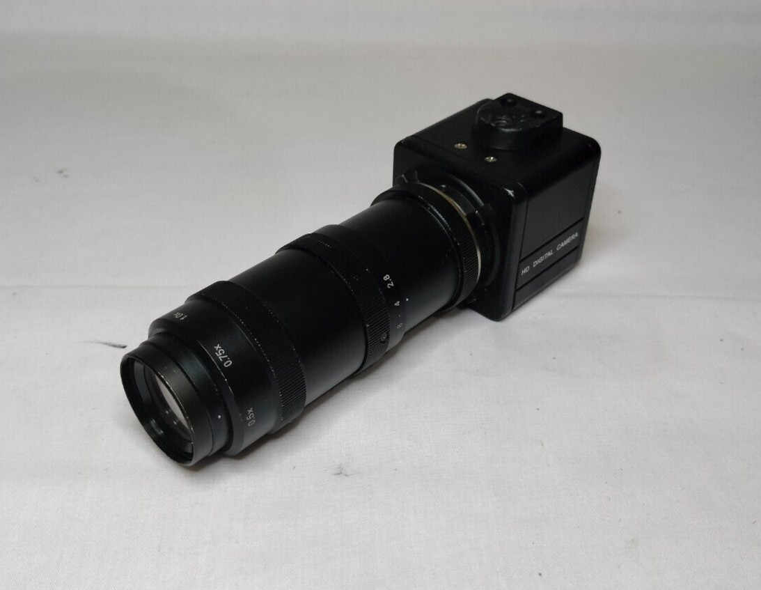 HD Digital Industrial CCD Camera w/ Extended Lens