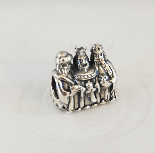 Genuine Pandora two-tone Charm "Three Kings" - 791233 - retired
