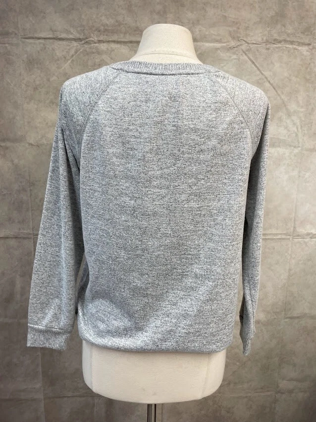 Live Love Lounge Mujer Gris Pullover Dormir Pijama Sudadera Talla M Foto 3 de 4