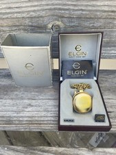 ELGIN POCKET WATCH -PARTS OR REPAIR- Might Just Need A Battery. Sold As Is.