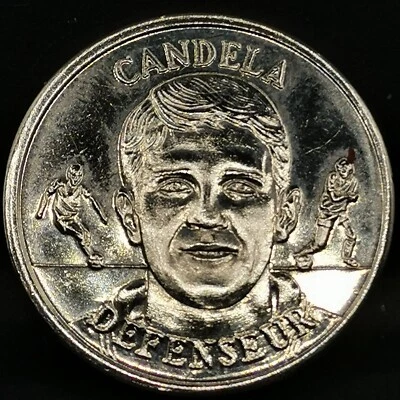 MEDAILLE 27mm VINCENT CANDELA FEDERATION FRANCAISE DE FOOTBALL FFF - Photo 1/2