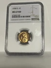 1950-S Lincoln Wheat Cent certified by NGC MS 67 RD Condition