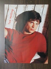 TOM WELLING INRED SHIRT SMALLVILLE PIN UP BOP TEEN MAGAZINE PICTURE CLIPPING V50
