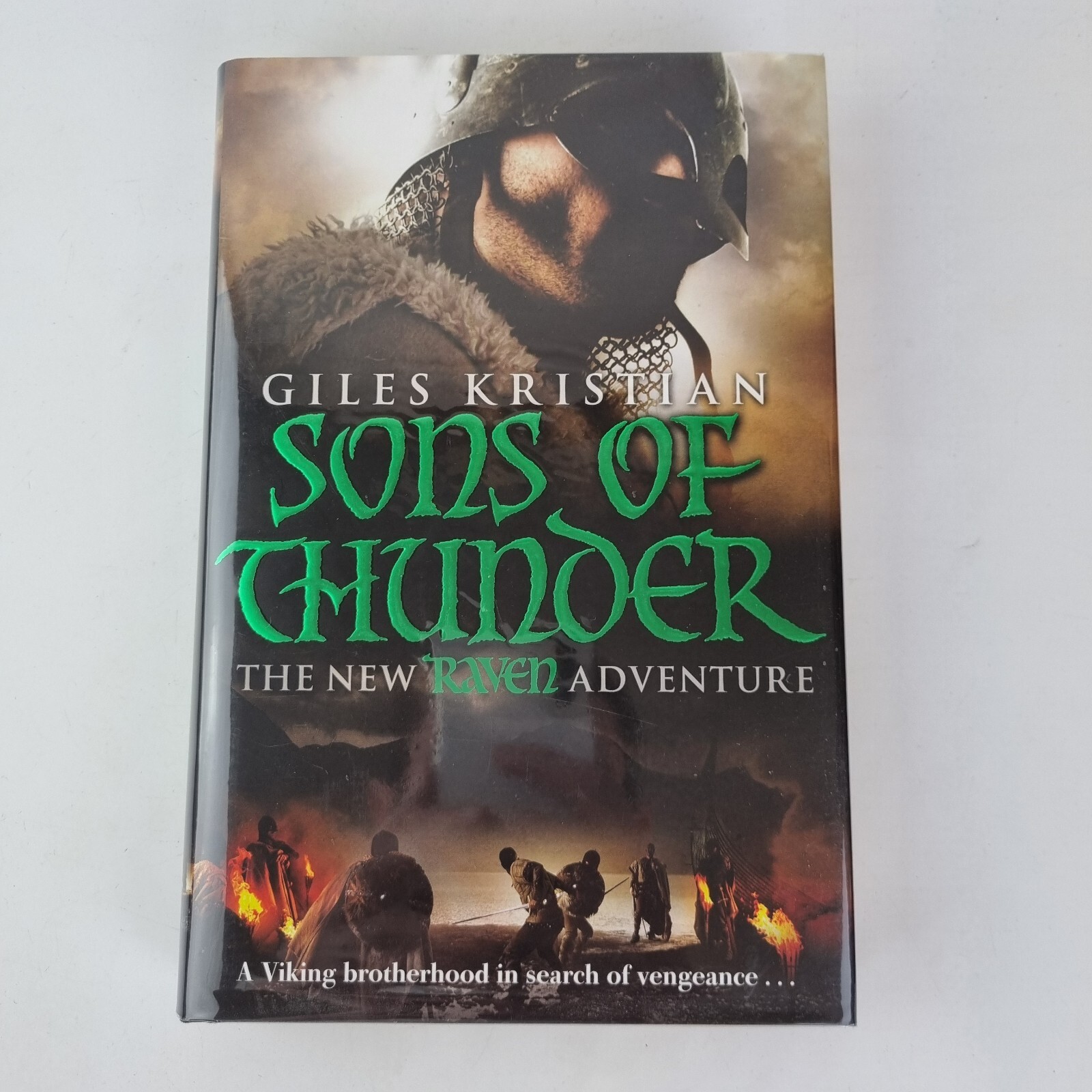 Raven: Sons of Thunder by Giles Kristian (Hardcover, 2010) Signed By Author