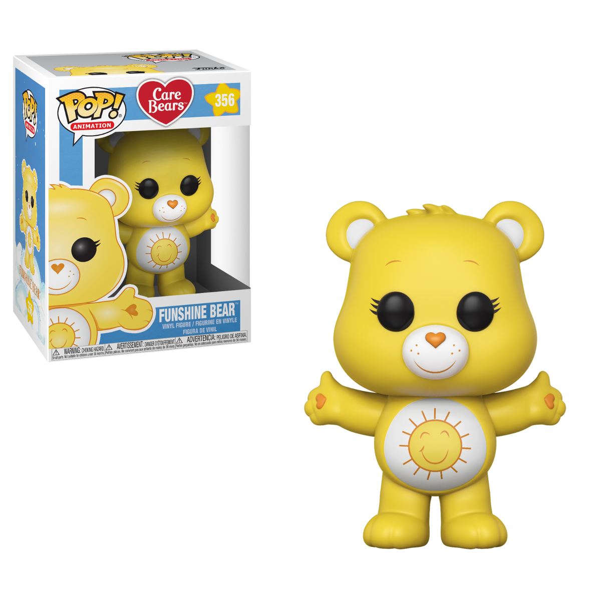 New Pop Animation: Care Bears - Funshine Bear 3.75