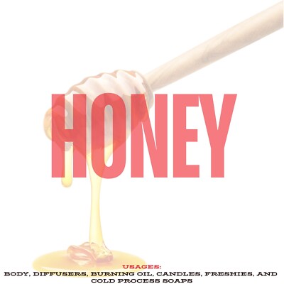 Honey Fragrance Oil Scented Oil For Body Butters Candle Soapmaking & Burning Oil