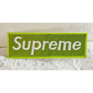 supreme iron on patch