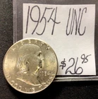 1954 Franklin Silver Half Dollar UNC! ENN Coins