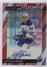 2023 O-Pee-Chee Platinum Rookie Red Prism 19/30 Raphael Lavoie #R-RL Auto 1l4x
