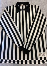 Honig’s Whistle Stop Made In USA Umpire Long Sleeve Referee Shirt Zip 2X Vintage
