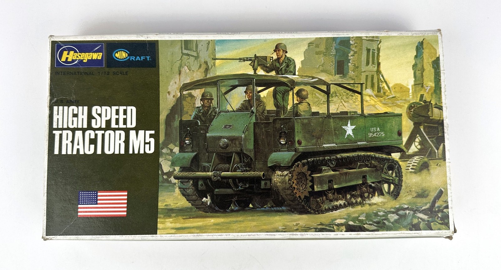 Hasegawa 720 U.S. Army High Speed Tractor M5 1/72 Scale Plastic Model Kit