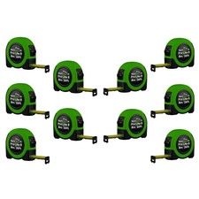 WorkGearUK Tape Measure / Measuring Tape Pro Lite 8m 10 Pack 8m/26ft WG-TM02/10