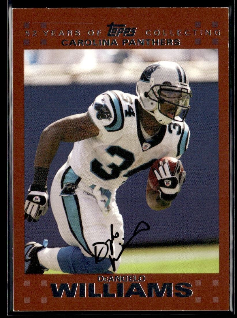 2007 Topps Copper DeAngelo Williams /2007 Carolina Panthers #56