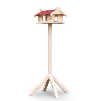 Vogelhausständer, Ständer für Ihr Vogelhaus aus Fichtenholz Vogelvilla Vogel